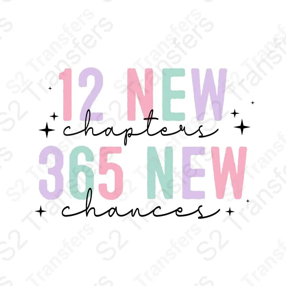 12 New Chapters 365 New Chances