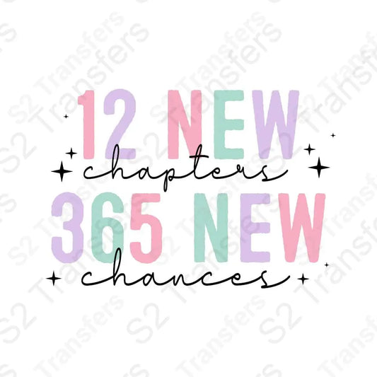 12 New Chapters 365 New Chances