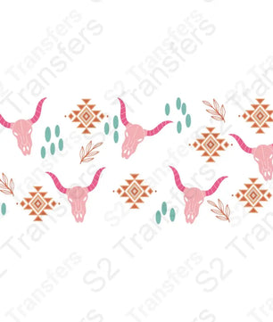 16 Oz Western Aztec Pattern Cup Wrap