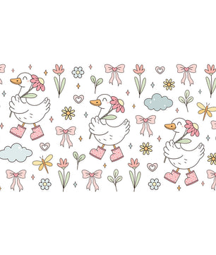 16 Oz Silly Goose Cup Wrap - UV DTF Transfer