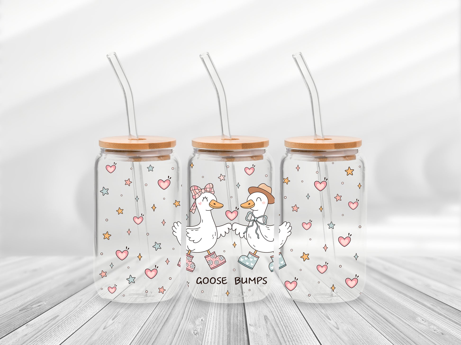 16 Oz Goose Bumps Cup Wrap - UV DTF Transfer