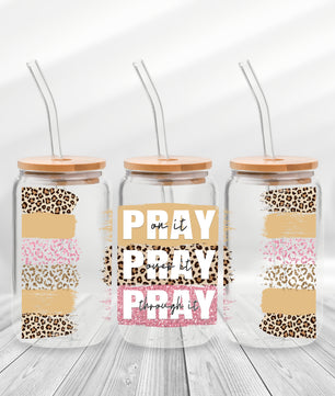16 Oz Pray Cup Wrap - UV DTF Transfer