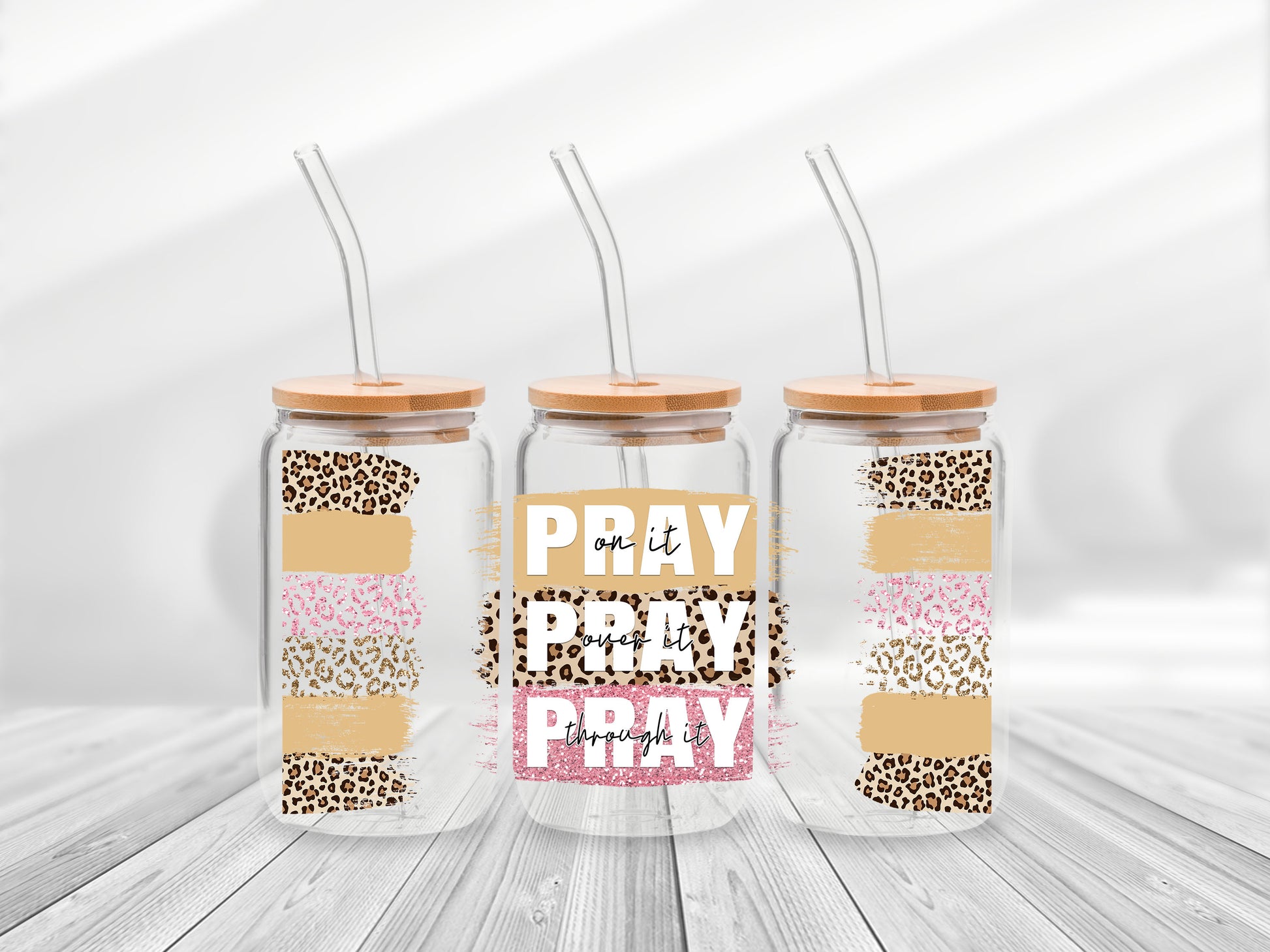16 Oz Pray Cup Wrap - UV DTF Transfer