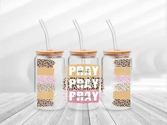 16 Oz Pray Cup Wrap - UV DTF Transfer