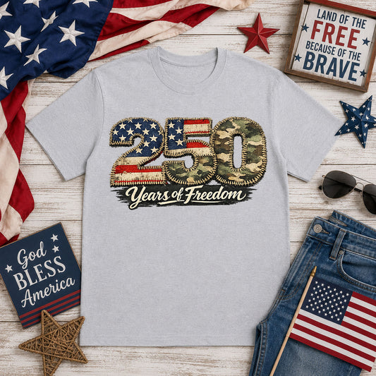 250 Years USA Patchwork – DTF Transfer
