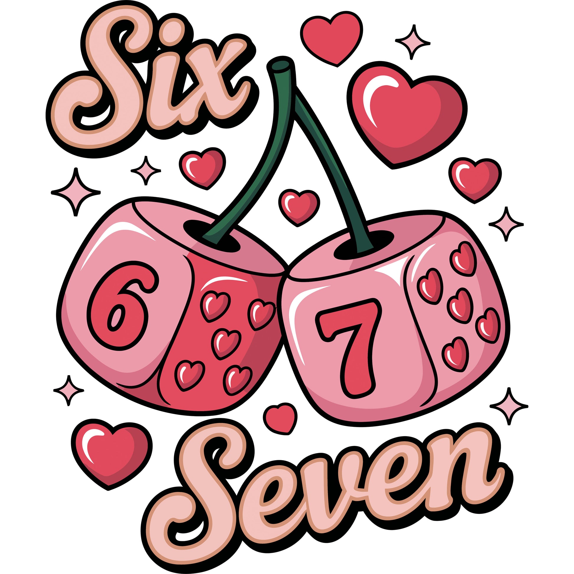 67 Six Seven Valentine's Day 1 – DTF Transfer