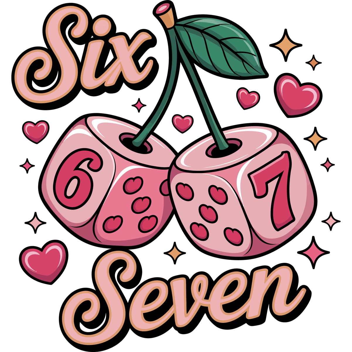 67 Six Seven Valentine's Day 5 – DTF Transfer