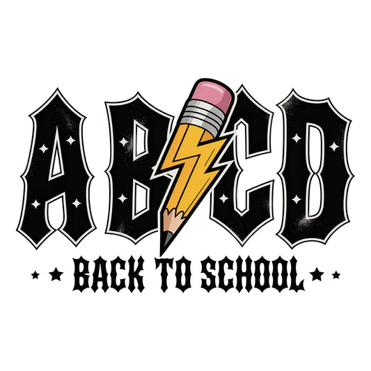ABCD Back To School – DTF Transfer