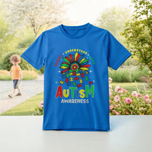 Accept Understand Love Autism Awareness - DTF Transfer