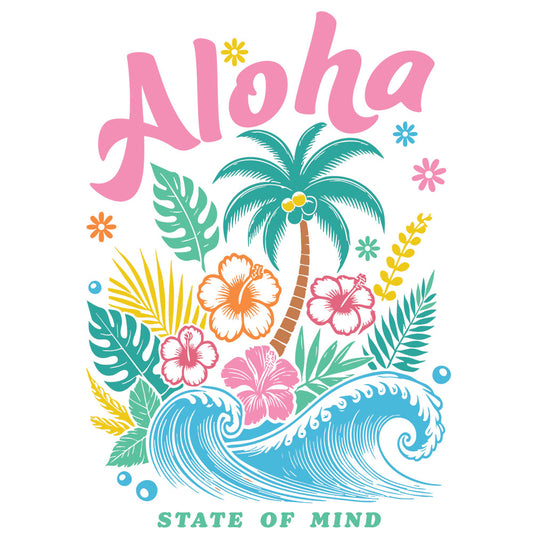 Aloha State Of Mind Vibrant – DTF Transfer