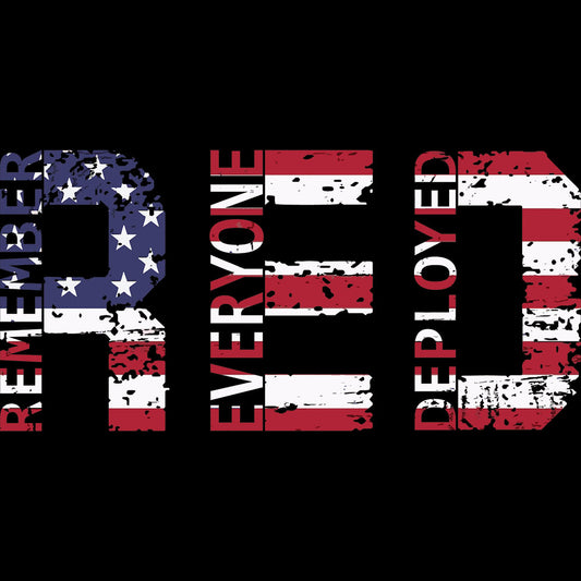 American Flag Red Friday - DTF Transfer