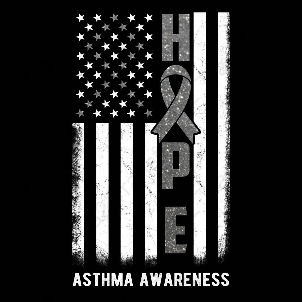 Asthma Awareness Hope Flag