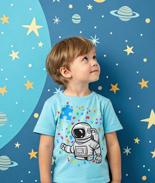 Astronaut Balloon Autism - DTF Transfer