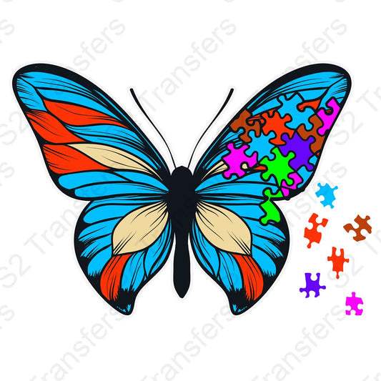 Autism Awareness Butterfly