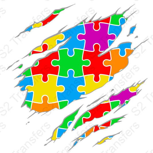 Autism Puzzle Superman