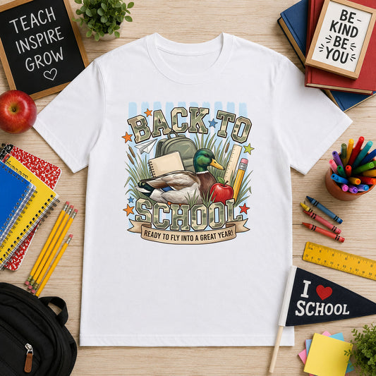 Back To School Duck – DTF Transfer