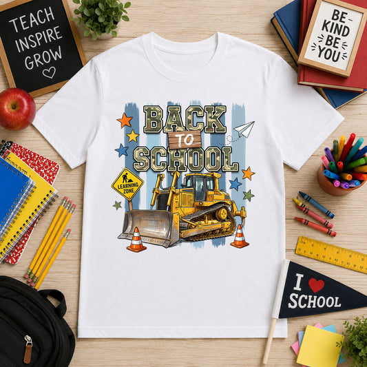 Back To School Tractor – DTF Transfer