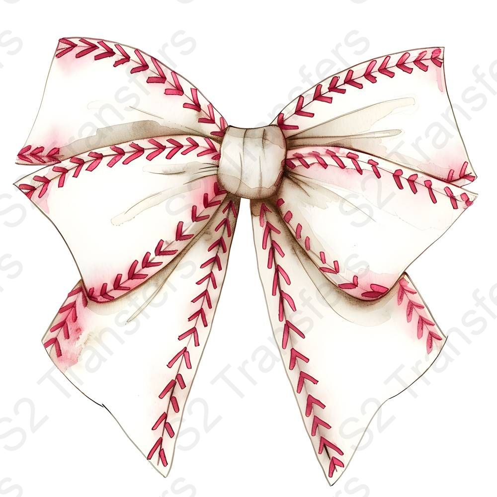 Baseball Coquette Bow