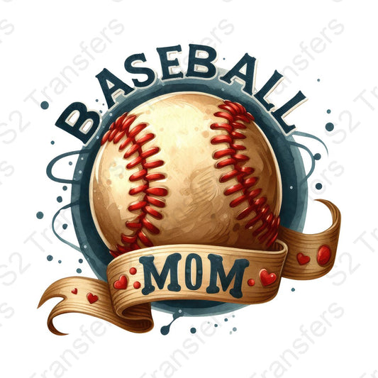 Baseball Mom Retro