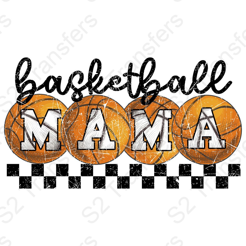 Basketball Mama Checkered