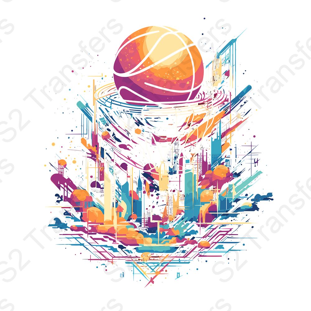 Basketball Pastel Design