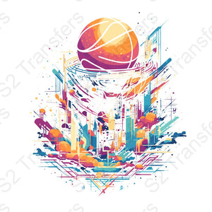 Basketball Pastel Design