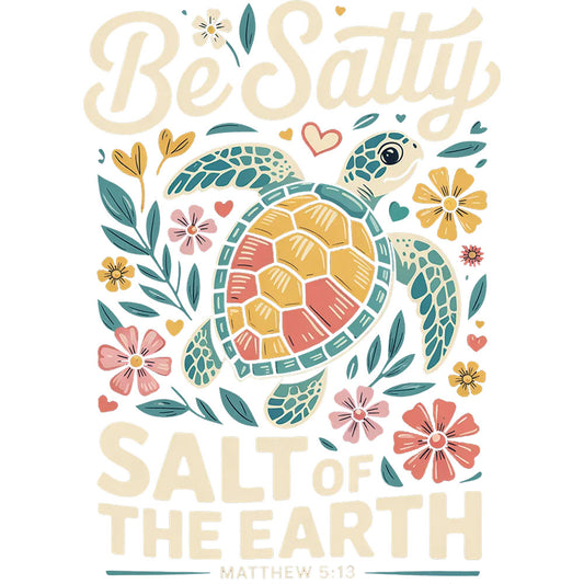 Be Salty Turtle – DTF Transfer