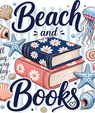Beach And Books – DTF Transfer