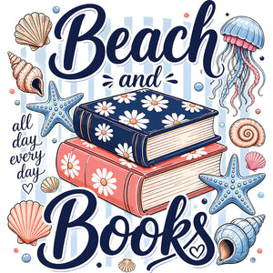 Beach And Books – DTF Transfer
