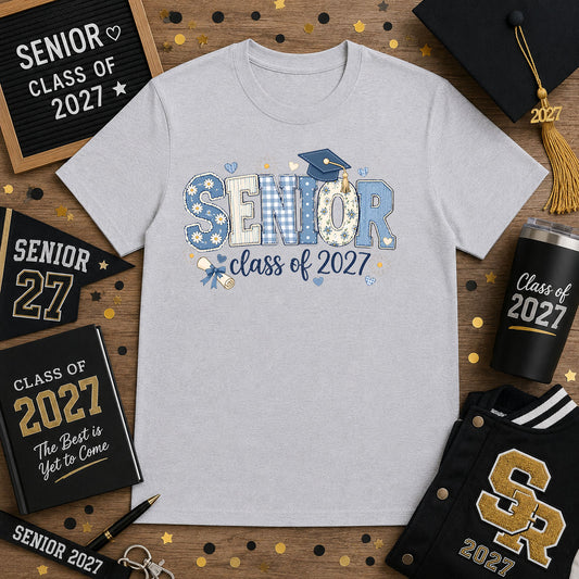 Senior 2027 Collection Premade DTF Transfer Gangsheet - 22" x 60"
