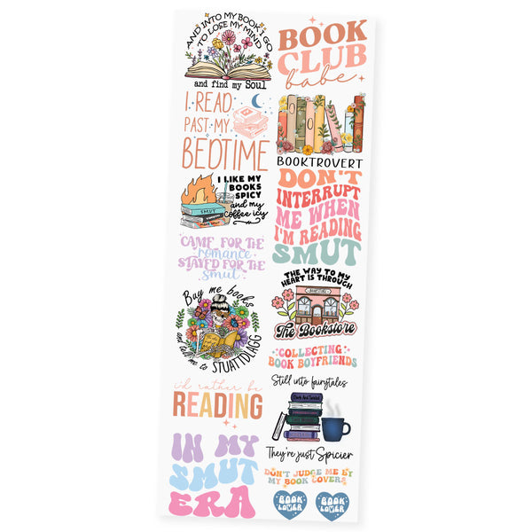 Book Lover’s Dream Premade DTF Transfer Gangsheet - 22" x 60"