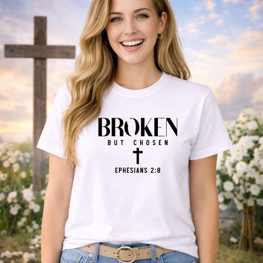Broken But Chosen Black – DTF Transfer