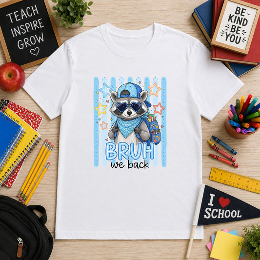 Bruh We Back Raccoon – DTF Transfer