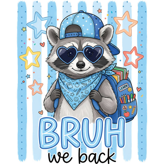Bruh We Back Raccoon – DTF Transfer
