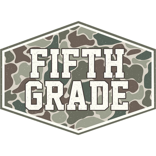 Camo Fifth Grade – DTF Transfer