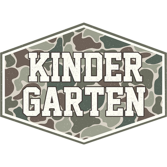 Camo Kindergarten – DTF Transfer