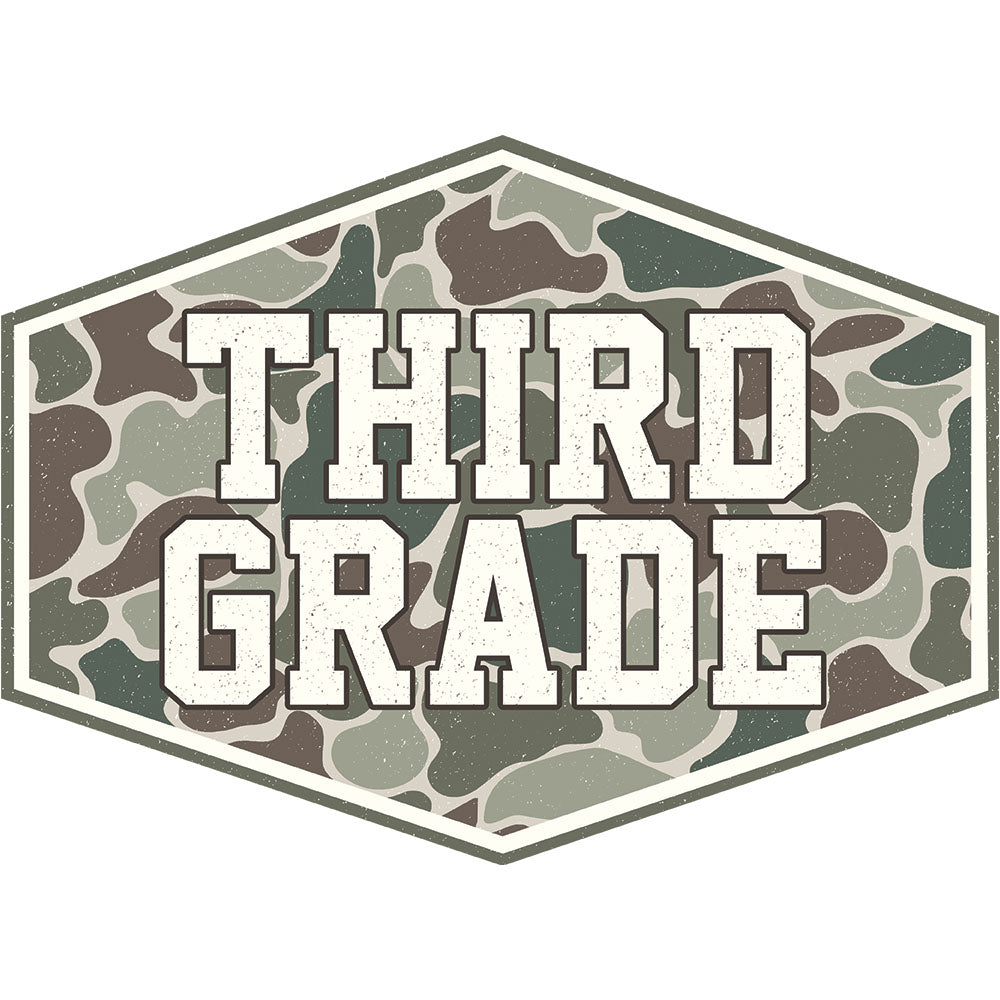 Camo Third Grade – DTF Transfer