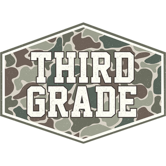 Camo Third Grade – DTF Transfer