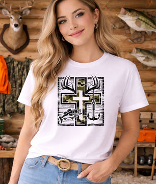 Camo Cross – DTF Transfer