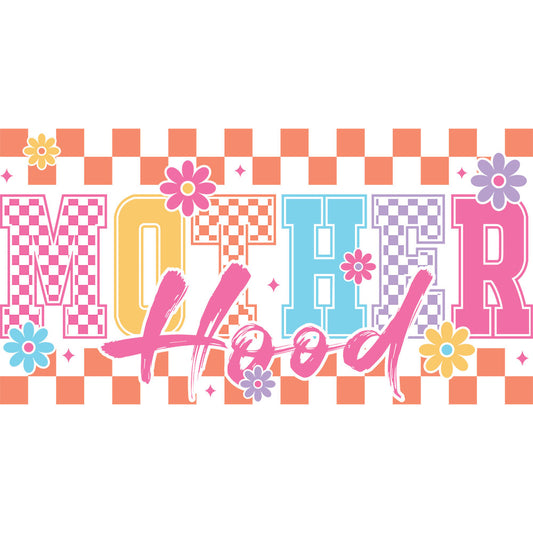Checkered Motherhood Colorful - DTF Transfer