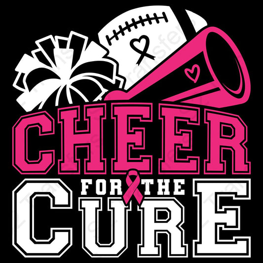 Cheer For The Cure White And Pink