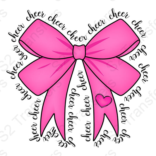 Cheer Pink Bow