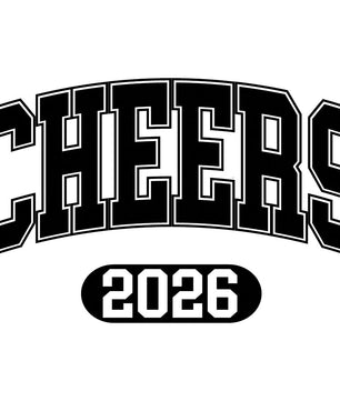 Cheers 2026 Varsity – DTF Transfer