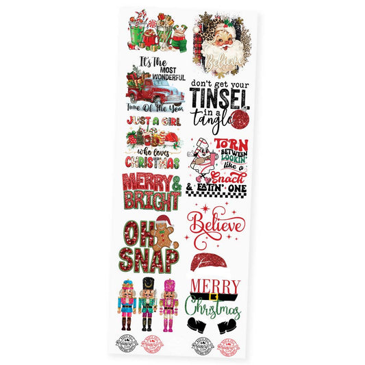 Christmas Sparkle Collection - Festive DTF Gang Sheet