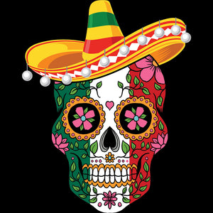 Cinco De Mayo Skull - DTF Transfer