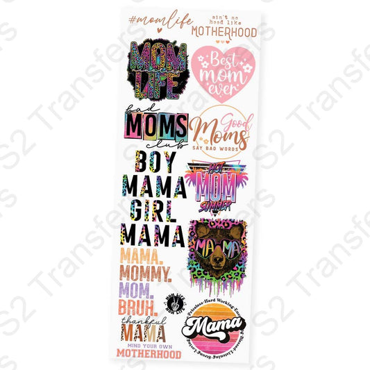 Colorful Mom gang Sheet