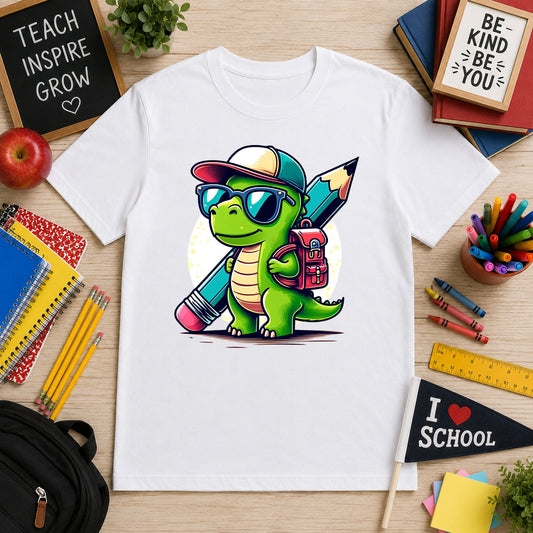 Cool Dinosaur School – DTF Transfer