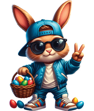 Cool Easter Bunny – DTF Transfer