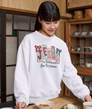 Coquette Jesus Is The Reason For The Season Green – DTF Transfer