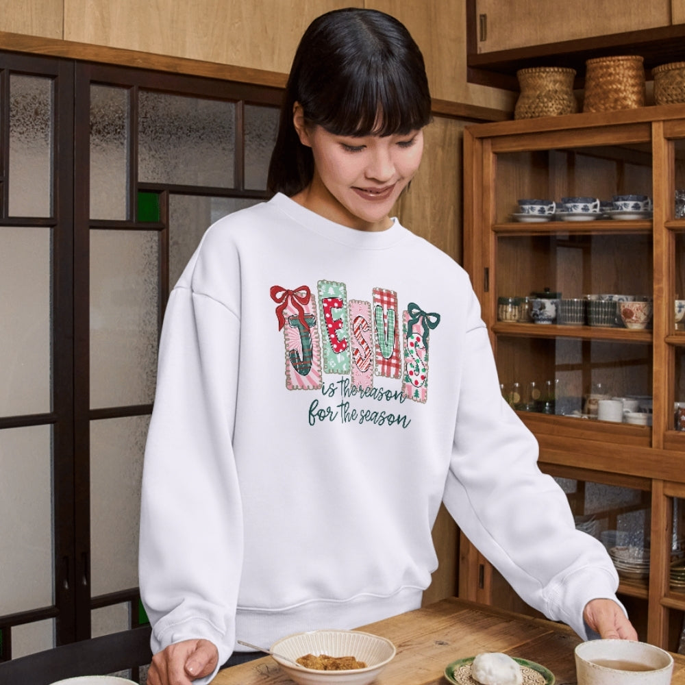 Coquette Jesus Is The Reason For The Season Green – DTF Transfer